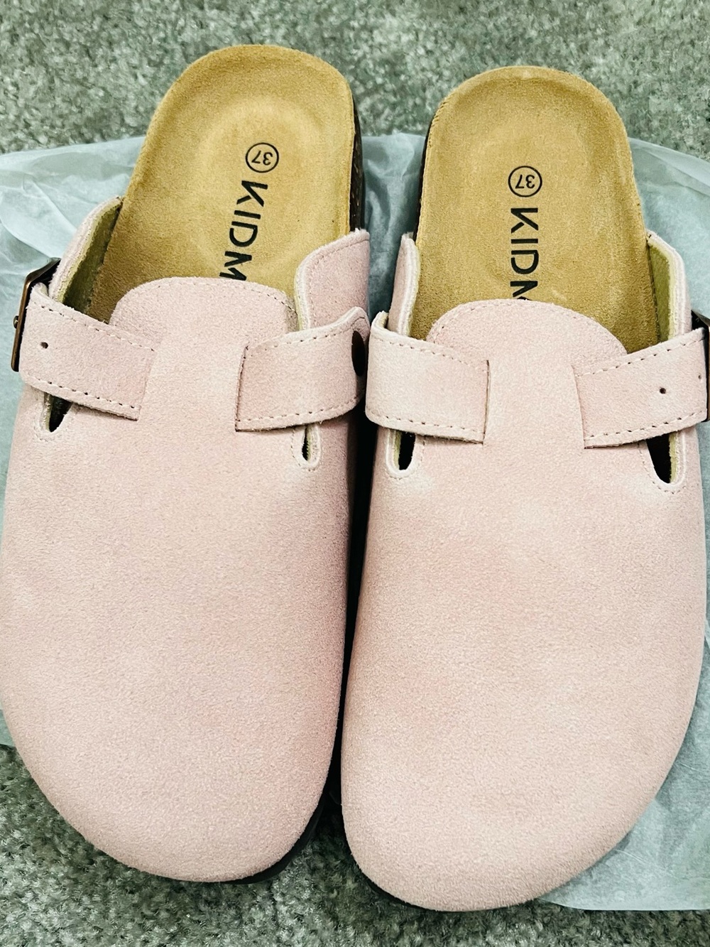 Pink Suede Mule Clogs - Slip-On Comfort